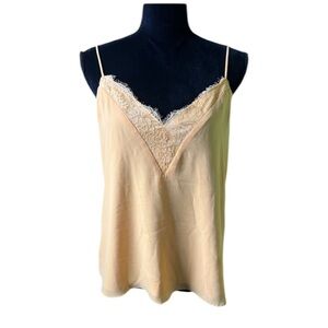 Melrose And Market Women’s Orange Lace Cami Sherbert Small